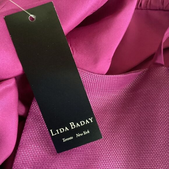 Lisa Baday tucked bodice dress NWT, size 8.  0680 - Picture 10 of 11
